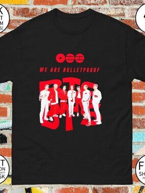 BTS we are bulletproof World tour 2026 shirt